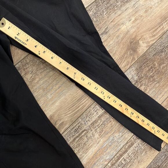 EVERLANE Black Skinny Ankle Length Ponte Pant Side Zipper Stretch 4 - Picture 5 of 8